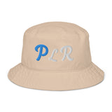 "P, L, R" Organic bucket hat