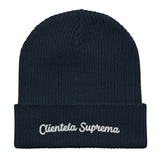 "Clientela Suprema" Organic ribbed beanie
