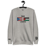 "Libertad" Embroidered Crewneck Sweatshirt