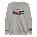 "Libertad" Embroidered Crewneck Sweatshirt