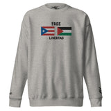 "Libertad" Embroidered Crewneck Sweatshirt
