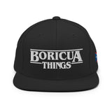 "Boricua Things" Blanco Snapback Hat