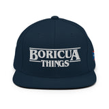 "Boricua Things" Blanco Snapback Hat
