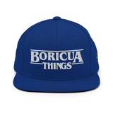 "Boricua Things" Blanco Snapback Hat