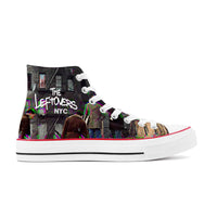 "The Leftovers NYC" Men's Classic High Top Canvas Shoes