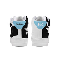 "Air Borikén" La Promesa Edition Men's High Top Leather Sneakers