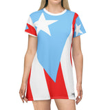 "La Reyna" AOP T-Shirt Dress