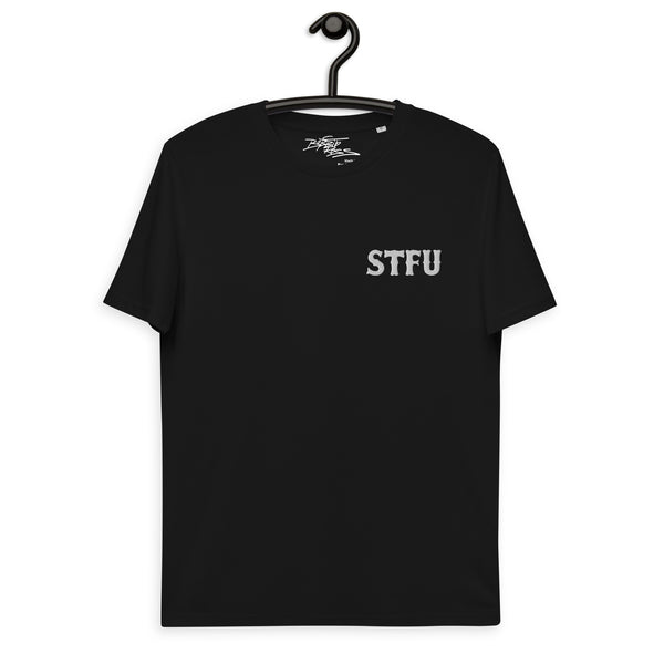 "STFU" Unisex organic cotton t-shirt