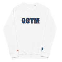"QGTM" organic raglan sweatshirt