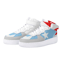 "Air Borikén" Womens High Top Leather Sneakers