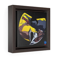 "Wu-Yasuke Redux" Square Framed Premium Gallery Wrap Canvas