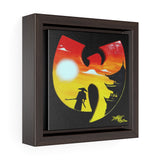 "The Story of the Samurai" Square Framed Premium Gallery Wrap Canvas