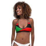 "Africana Boricua" Bikini Top