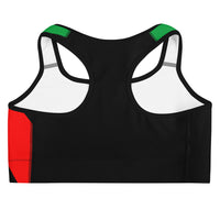 "Pan Africana" Sports bra