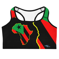 "Pan Africana" Sports bra