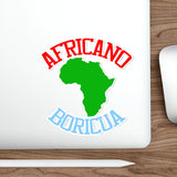 "Africano Boricua" Die-Cut Stickers