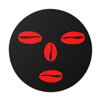 "Elegua" Round Vinyl Stickers