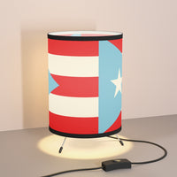"La Isla Del Encanto" Tripod Lamp with High-Res Printed Shade, US/CA plug