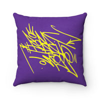 "Wu-Nuff" Who's Tha Masta? Faux Suede Square Pillow