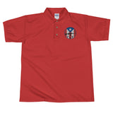 "Siempre Pa'lante" Embroidered Polo Shirt