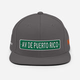 "Avenida de Puerto Rico" Street Sign Snapback Hat