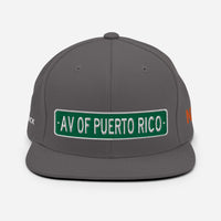 "Avenue of Puerto Rico" Street Sign Snapback Hat