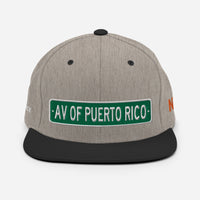 "Avenue of Puerto Rico" Street Sign Snapback Hat