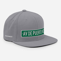 "Avenida de Puerto Rico" Street Sign Snapback Hat