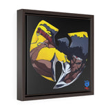 "Wu-Yasuke Redux" Square Framed Premium Gallery Wrap Canvas