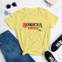 "Boricua Things" Women's short sleeve t-shirt