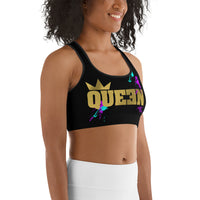"Queen" Sports bra