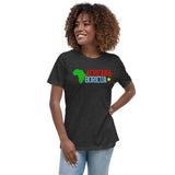 "Africana Boricua 2" Women's Relaxed T-Shirt
