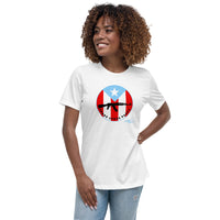"Young Lords Medallion" Women's Relaxed T-Shirt
