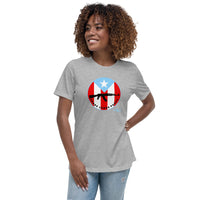 "Young Lords Medallion" Women's Relaxed T-Shirt