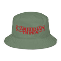 "Cambodian Things" Organic bucket hat