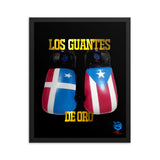 "Los Guantes de Oro" Framed photo paper poster