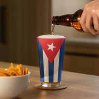 "Cubano/a" Shaker pint glass