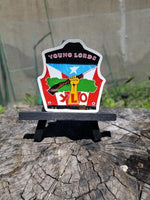 "Young Lords Coat of Arms" Static Cling Stickers