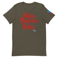 "Bibles, Santeria & Gunz" Short-Sleeve Unisex T-Shirt