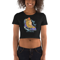 “Gitana” Women’s Crop Tee (Black)